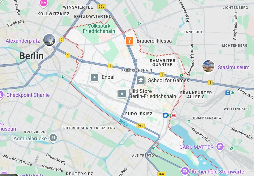 friedrichshan berlin safe place map